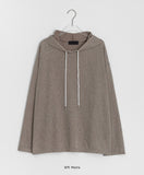 Pings summer see-through hooded long-sleeved tee