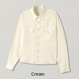 Hayden Flap Pocket Crop Shirt