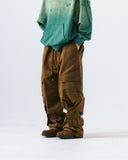 Snap Oblique Cargo Balloon Pants