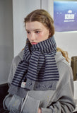 Catstitch Stripe Muffler
