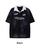 Peon Smoke Washing Collar Tee