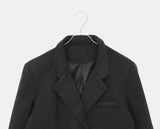 Yubil Button Collar Pocket Blazer Jacket