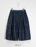 [unisex] Mindel Banding Bermuda Cargo Pants