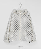 Lilcot Dot Hood Zip-Up Jumper