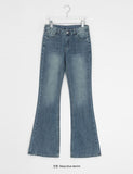 Gaku Basic Semi-Wide Bootcut Denim Pants
