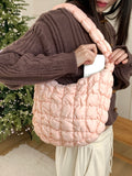 Moban Padded Cloud Quilting Shoulder Bag