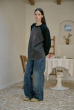 Cherry Fork Raglan Pigment Long Sleeve