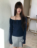 Aest U-neck Burton Ribbed T-shirt