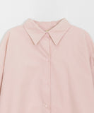Ebenk Back Ribbon Cotton Over Shirt