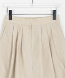 Lanta pin tuck banding midi skirt