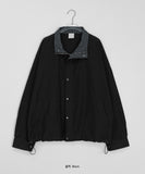 [unisex] Codendi Two Way String Color Matching High Neck Over Night Jacket