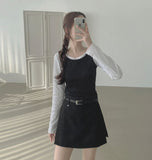 Dot Ribbon String Layered Unique Sleeveless