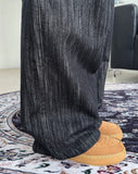 Toering non-fade denim cargo pants