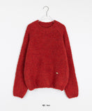 Bato Color Round Boucle Wool Knit