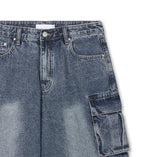 Vint Cargo Bermuda Denim Pants