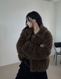 Bambi Fluffy Fur Jacket
