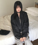 Timber Vintage Washing Leather Two-Way Blouson Jacket