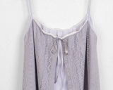 Koachi vintage lace slit layered mini one piece