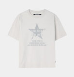 CRACKED STAR HALF T
