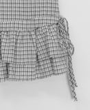 Jabel Check Frill Layered Sleeveless