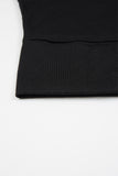 Hiles wide rib round-neck cardigan