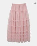Ramu Tiered Long Skirt
