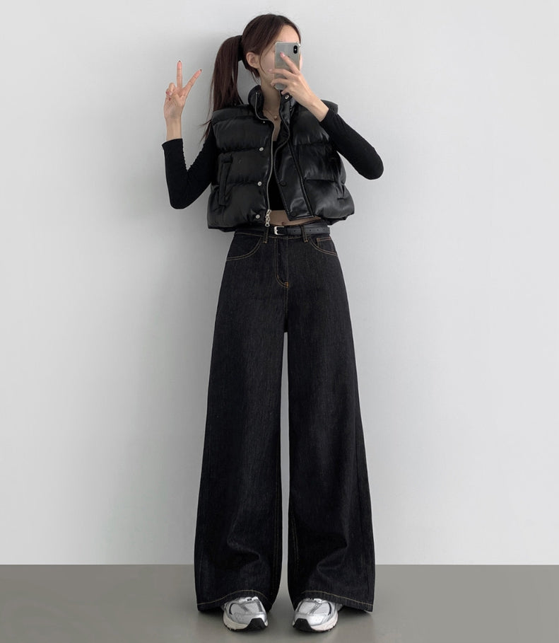 【BOK PLACE】Back Pocket Point Maxi Wide Fit Raw Denim Pants BOK PLACE (ボックプレイス) - バックポケットポイントマキシ