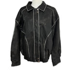 Wash Lining Leather Jumper