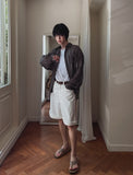 Basic Cotton Bermuda Pants