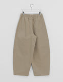 [Unisex] Jingsup Cotton Pintuck Banding Balloon Wide Pants
