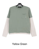 The N Embroidered Pocket Layered Tee