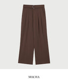 Cooling Belted Two-Tuck Slacks