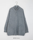 Rakoff two-way knit zip-up cardigan