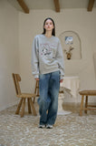 Puppy Love Embroidered Sweatshirt