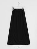 Verdin Cutout Banding Long Skirt