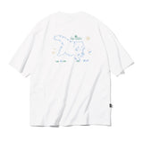 Wild Cat Embroidery Short Sleeve T-shirt