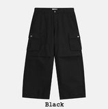 Merrick Herringbone Cargo Wide Pants