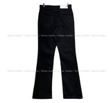 circle bootcut trousers