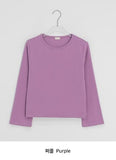 Hipan Round Crop Long Sleeve Tee