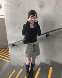 Awesome Choker Off Shoulder Ribbon Tee