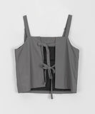 [BAONHAUS] Snamb Nylon Back Ribbon Suspenders Vest