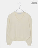 Kanni Basic V-Neck Long Sleeve Knit