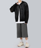 Hood Grunge Knit