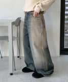 Dontree Vintage Washed Denim Pants