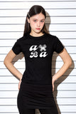 AubeA ABA Star Ribbon Half T-shirt