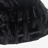 Letia Velvet Tiered Skirt