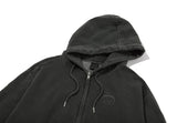 [2-WAY] Sleeve Star Pigment Hood Zip-Up