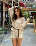 Wrinkle Side Rivet Shorts
