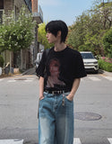 Lua Texture Bowie Short Sleeve T-shirt