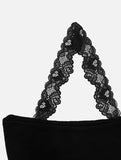 Nubel Lace Halter Tube Top